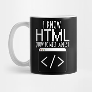 I know html - ladies Mug